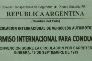 El permiso internacional para conducir
