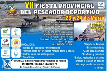 7ª Fiesta Provincial del Pescador Deportivo