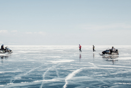 Una maratón sobre el hielo