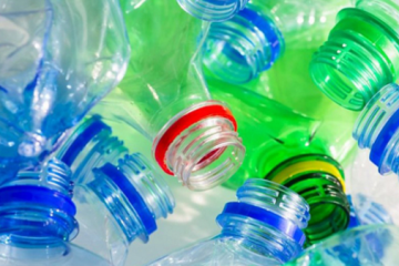 Las botellas de plástico