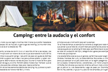 El camping