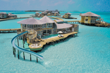 Un impresionante hotel en Maldivas