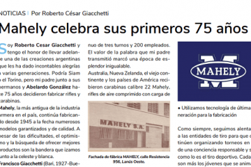 El 75 aniversario de Mahely