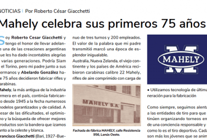 El 75 aniversario de Mahely