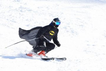 Batman en la nieve