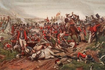 Fusileros en Waterloo