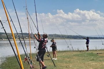 Concurso de Pesca en el Lago San Roque