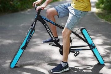La bicicleta sin ruedas existe y funciona