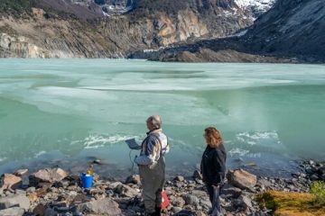 Se formó un nuevo lago en la Patagonia