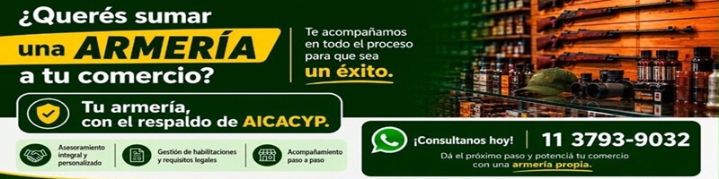 Informate aquí para sumar una armería a tu comercio
