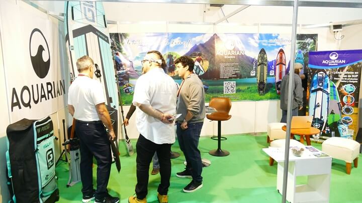 El stand de Aquarian Boards en la 25° Expo Aicacyp Aire Libre