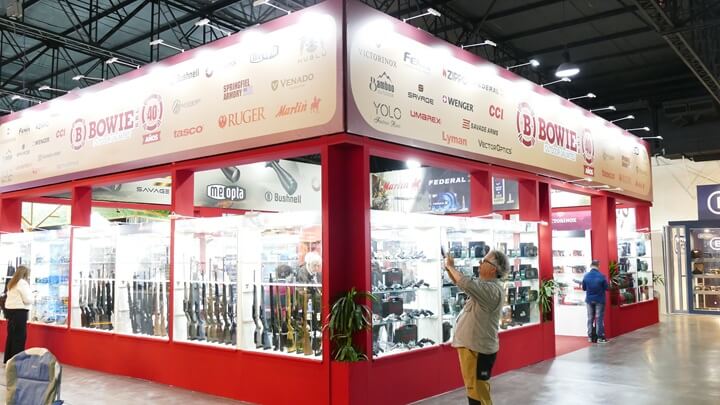 El stand de Bowie SRL en la 25° Expo Aicacyp Aire Libre
