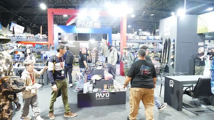 El stand de Payo Argentina en la 25° Expo Aicacyp Aire Libre