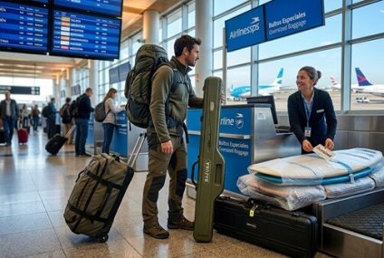Manual de “reserva defensiva” para el viajero outdoor: Cómo volar con cañas, tablas y armas sin morir en el intento Manual de “reserva defensiva” para el viajero outdoor: Cómo volar con cañas, tablas y armas sin morir en el intento